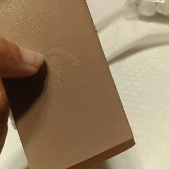 Vince Camuto Avangila Women's Leather Peep-Toe Heels Slingback Size 8 Brown - Picture 5 of 9